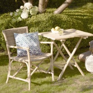 Table pliante de jardin en teck - modèle horta