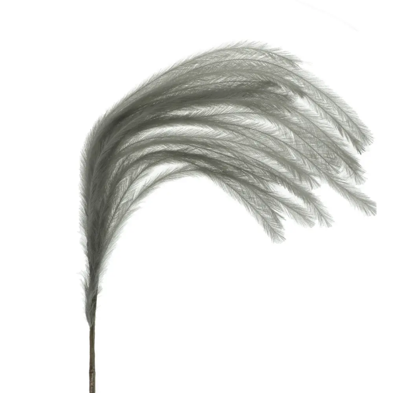 Plumes artificielles décoration, grande plume déco gris